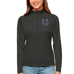 Indianapolis Colts Antigua Women's Tribute Half-Zip Top - Charcoal outlet