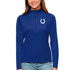 Indianapolis Colts Antigua Women's Tribute Half-Zip Top - Royal outlet