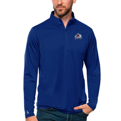 Colorado Avalanche Antigua Tribute Quarter-Zip Pullover Top Royal