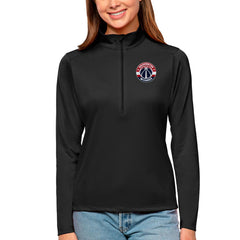 Washington Wizards Antigua Women's Tribute Half-Zip Top - Black on sale