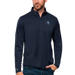 Minnesota Timberwolves Antigua Tribute Quarter-Zip Pullover Top - Navy sale