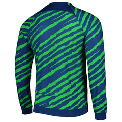 Brazil National Team 2022 Academy Pro Anthem Performance Raglan Full-Zip Jacket - Blue/Green | Nike shop