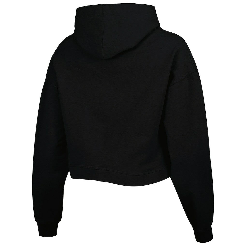 Chicago Bulls Lusso Women's Layla World Tour Cropped Pullover Hoodie sale - Black outlet