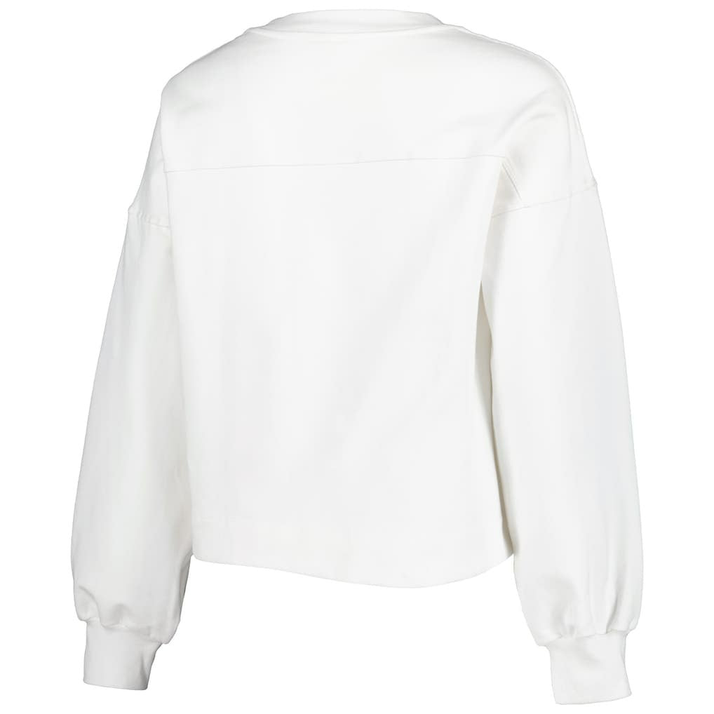 Brooklyn Nets Lusso Women's Lola Ball and Chain Pullover Sweatshirt - White online
