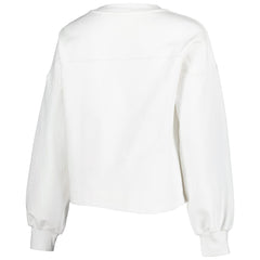 Brooklyn Nets Lusso Women's Lola Ball and Chain Pullover Sweatshirt - White online