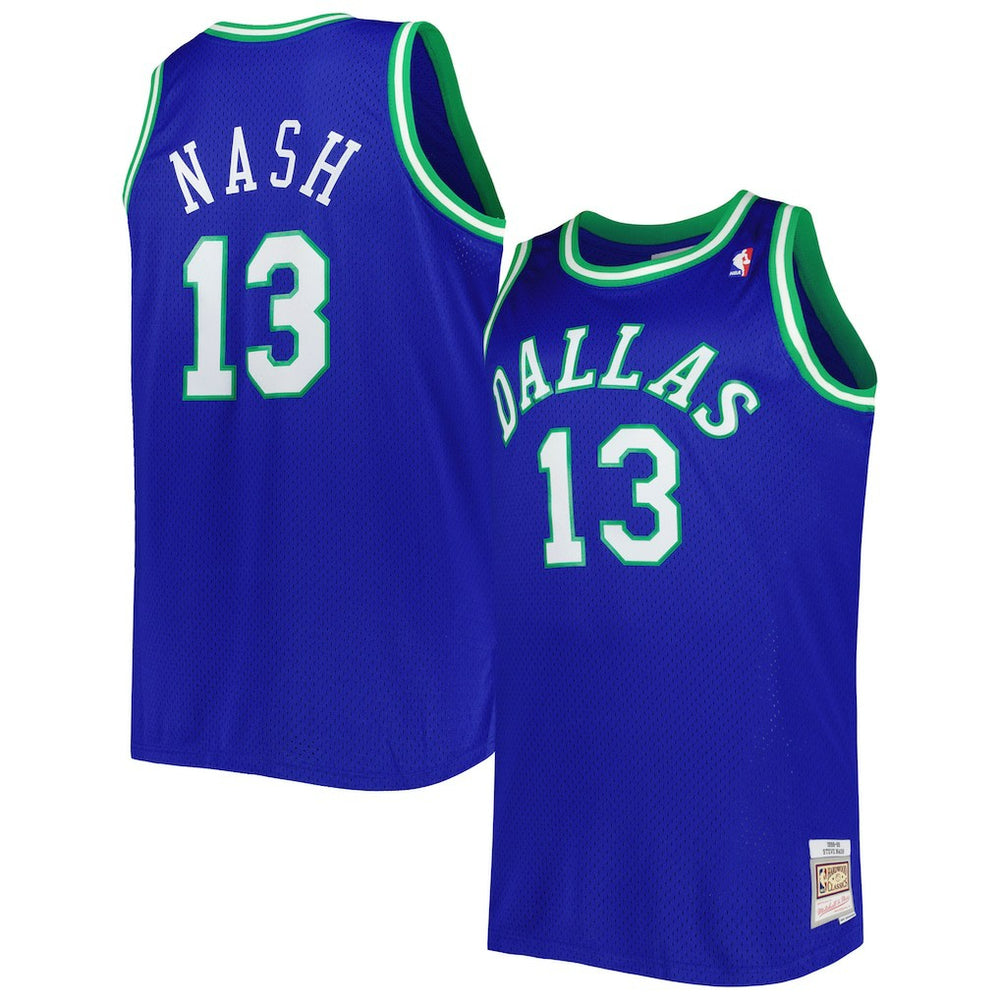 Steve Nash Dallas Mavericks Big & Tall Hardwood Classics 1998/99 Swingman Jersey sale - Blue | Mitchell & Ness cheap