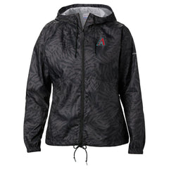 Arizona Diamondbacks Women's Flash Forward Full-Zip Windbreaker Jacket - Black | Columbia