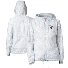 Cleveland Guardians Women's Flash Forward Full-Zip Windbreaker Jacket - Gray | Columbia