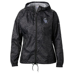 Colorado Rockies Women's Flash Forward Full-Zip Windbreaker Jacket - Black | Columbia