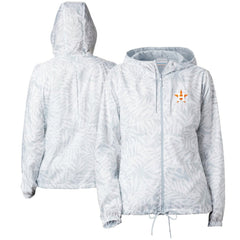 Houston Astros Women's Flash Forward Full-Zip Windbreaker Jacket - Gray | Columbia