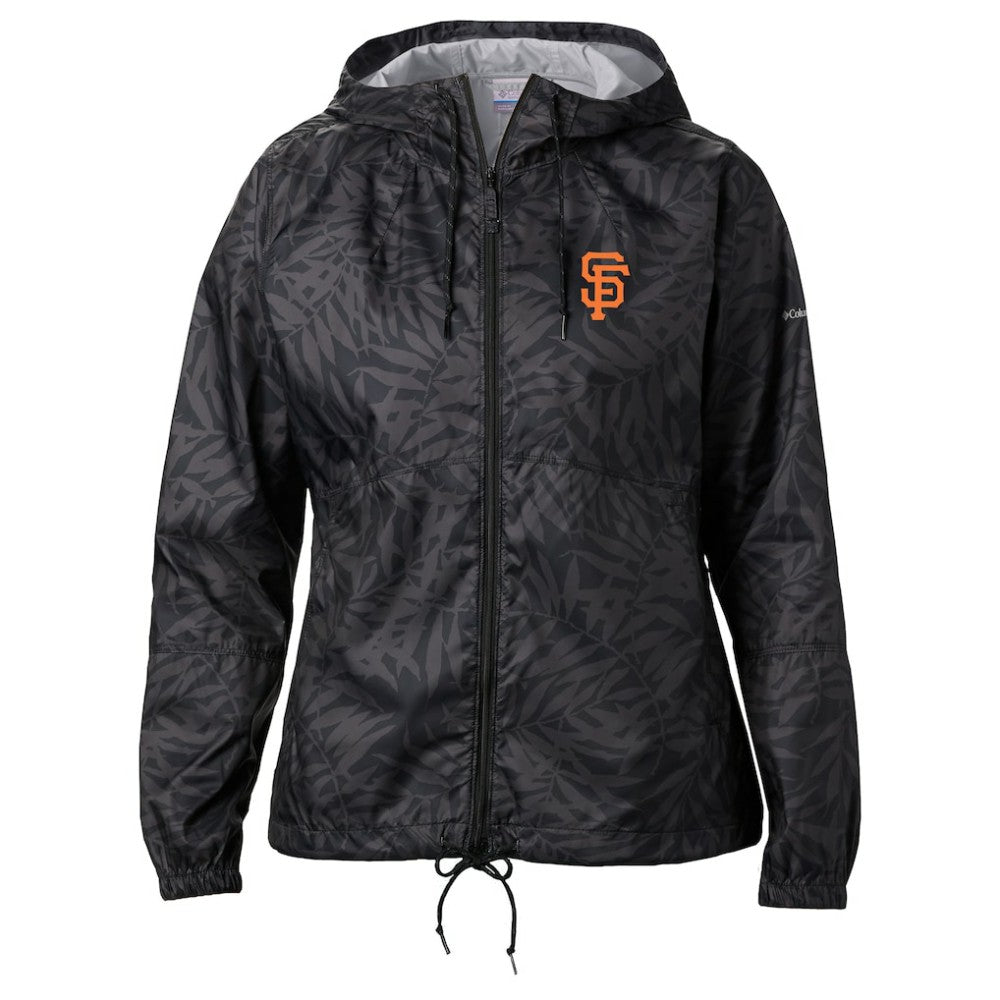 San Francisco Giants Women's Flash Forward Full-Zip Windbreaker Jacket - Black | Columbia