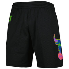 Chicago Bulls Hardwood Classics Color Bomb Energy Shorts - Black | Mitchell & Ness cheap