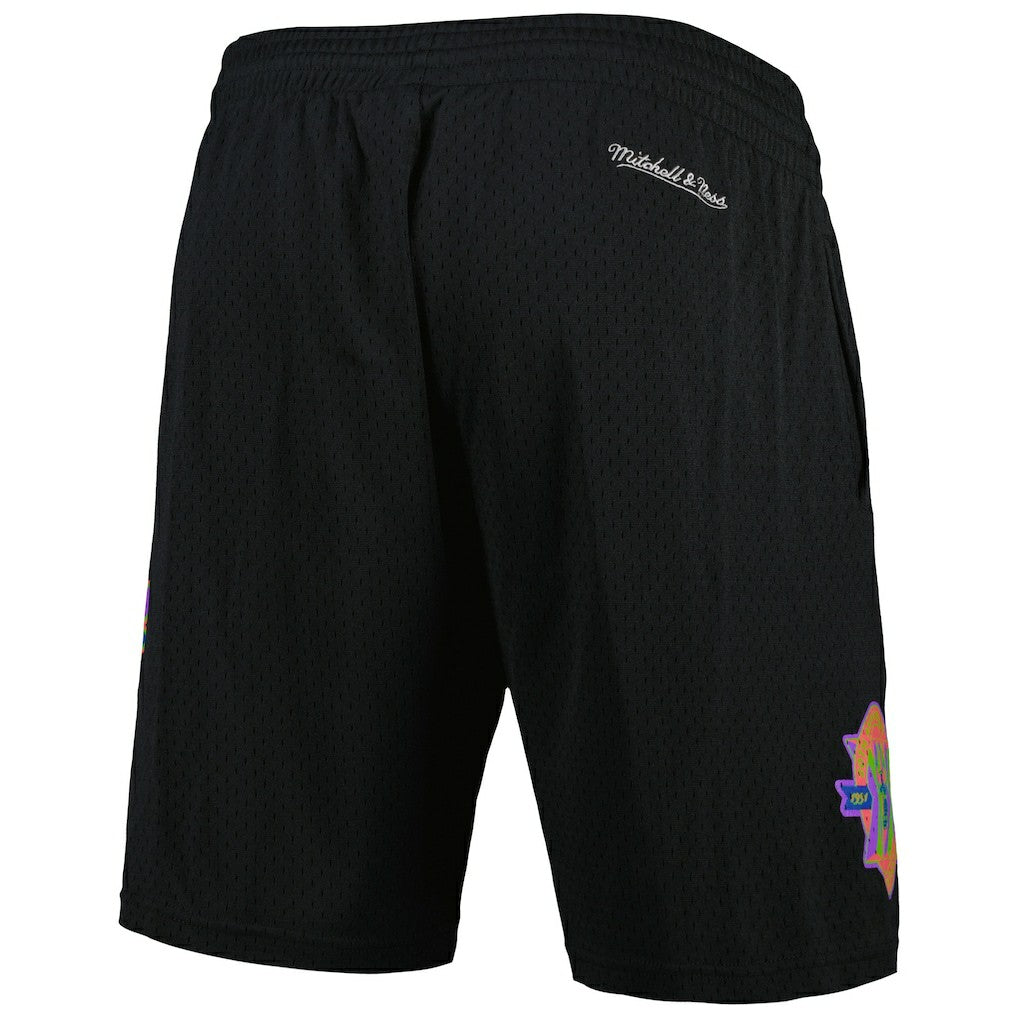 Chicago Bulls Hardwood Classics Color Bomb Energy Shorts - Black | Mitchell & Ness cheap