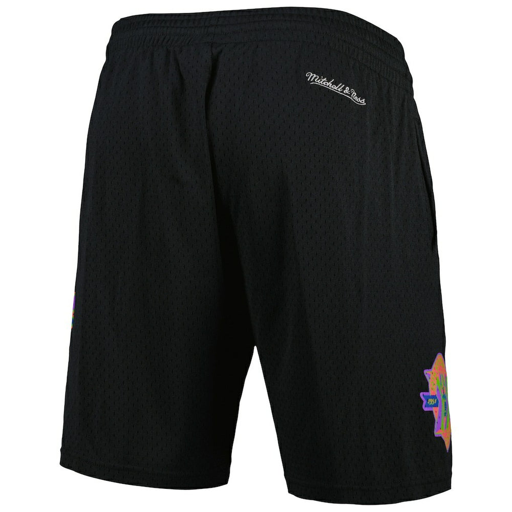 Chicago Bulls Hardwood Classics Color Bomb Energy Shorts - Black | Mitchell & Ness cheap