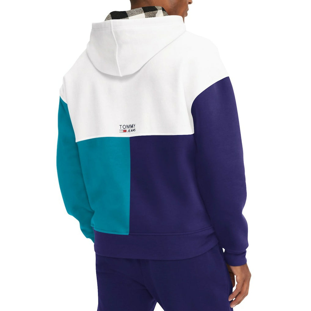 Charlotte Hornets Tommy Jeans Andrew Split Pullover Hoodie - White/Purple outlet