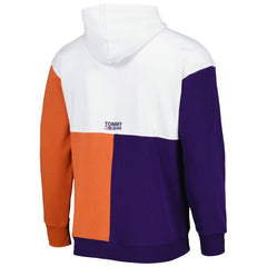 Phoenix Suns Tommy Jeans Andrew Split Pullover Hoodie - White/Purple discount