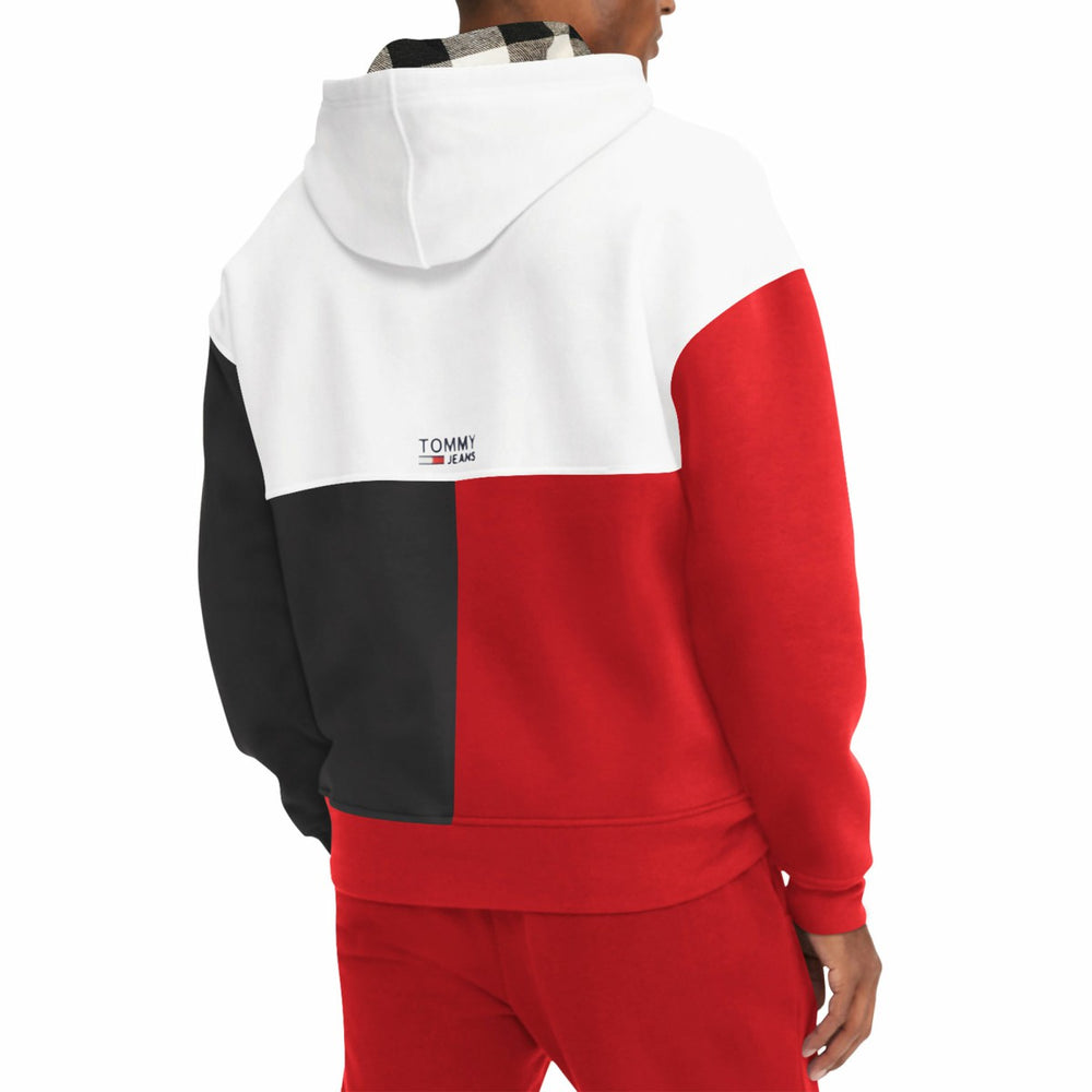 Toronto Raptors Tommy Jeans Andrew Split Pullover Hoodie - White/Red shop