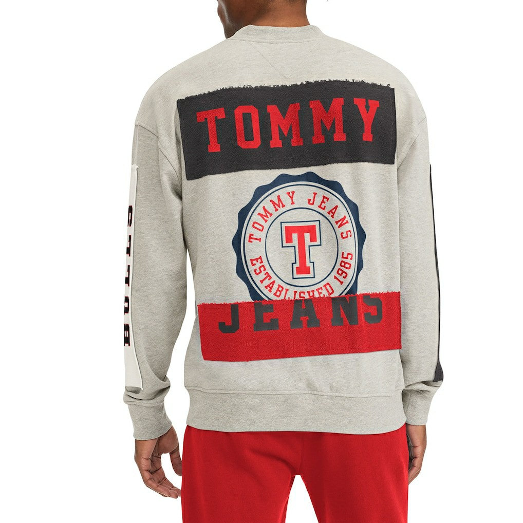 Chicago Bulls Tommy Jeans James Patch Pullover Sweatshirt - Gray sale