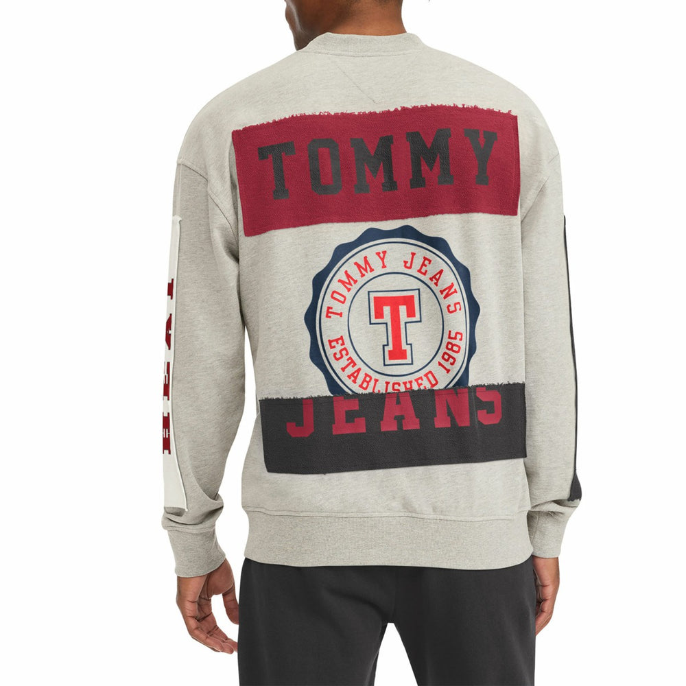 Miami Heat Tommy Jeans James Patch Pullover Sweatshirt - Gray online
