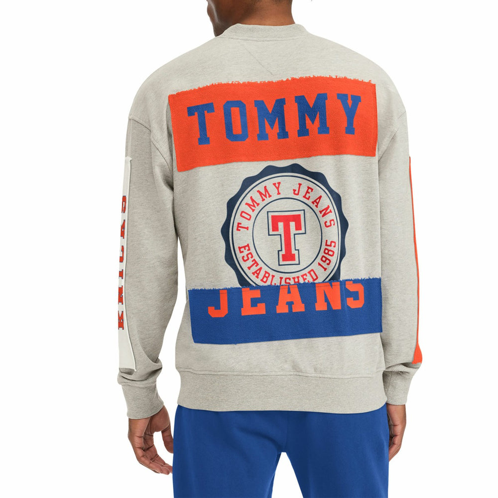New York Knicks Tommy Jeans James Patch Pullover Sweatshirt - Gray on sale