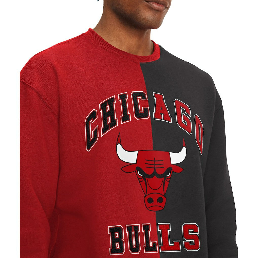 Chicago Bulls Tommy Jeans Keith Split Pullover Sweatshirt - Red/Black outlet