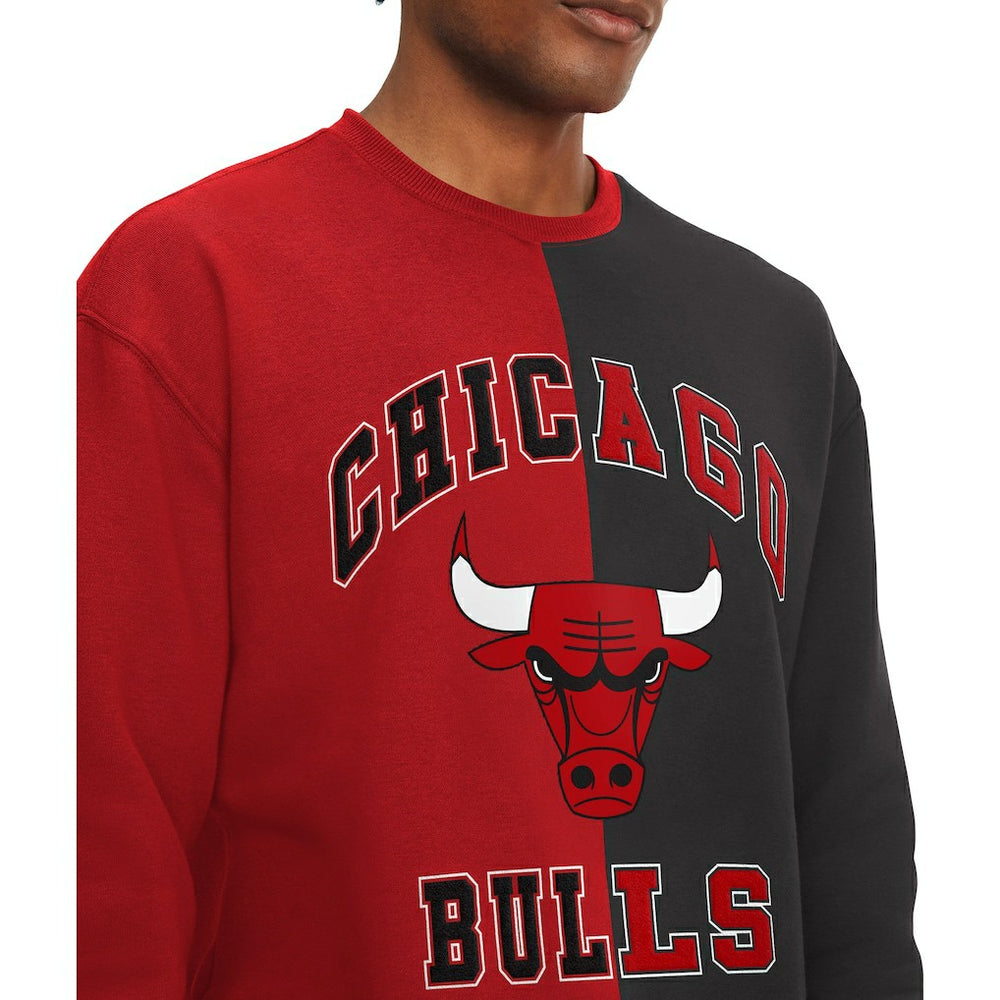 Chicago Bulls Tommy Jeans Keith Split Pullover Sweatshirt - Red/Black outlet
