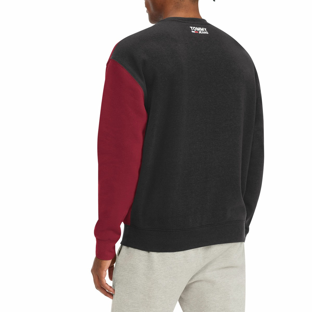 Miami Heat Tommy Jeans Keith Split Pullover Sweatshirt - Black/Red discount