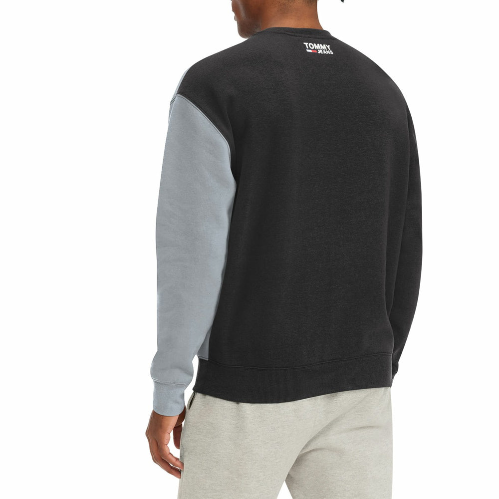 San Antonio Spurs Tommy Jeans Keith Split Pullover Sweatshirt - Black/Gray on sale