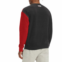 Toronto Raptors Tommy Jeans Keith Split Pullover Sweatshirt - Red/Black discount