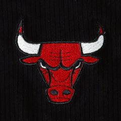 Chicago Bulls Touch Women's End Line Velour Pullover Hoodie sale - Black online