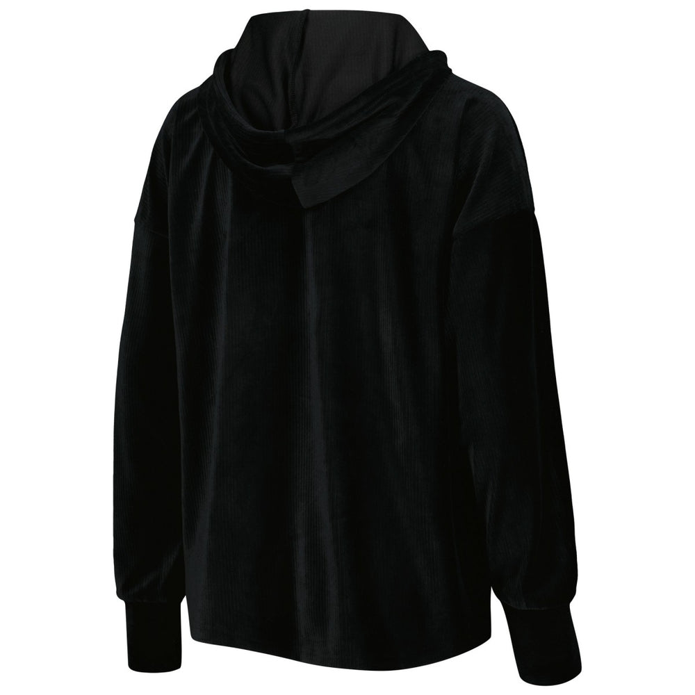 New York Knicks Touch Women's End Line Velour Pullover Hoodie - Black online
