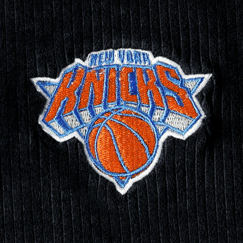 New York Knicks Touch Women's End Line Velour Pullover Hoodie - Black online