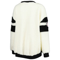 Brooklyn Nets Tommy Jeans Women's Mindy Sherpa Pullover Sweatshirt - Oatmeal/Black shop