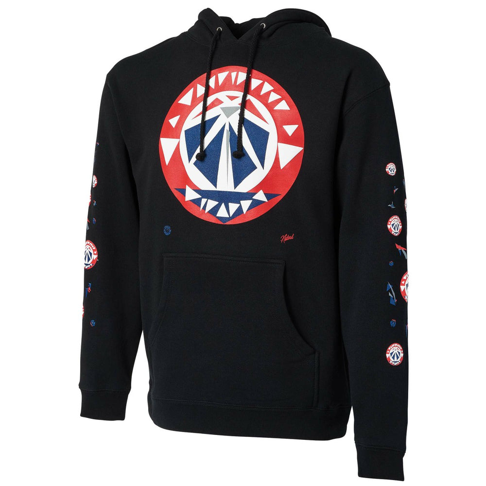 Washington Wizards NBA x Naturel No Caller ID Pullover Hoodie - Black on sale