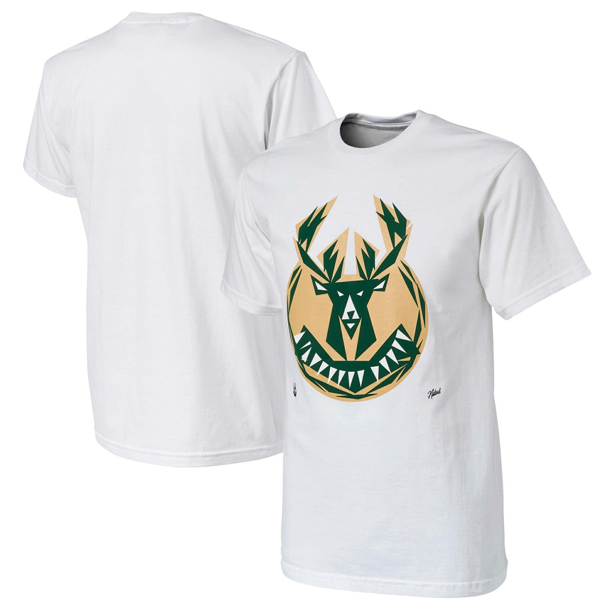 Milwaukee Bucks NBA x Naturel No Caller ID T-Shirt - White online