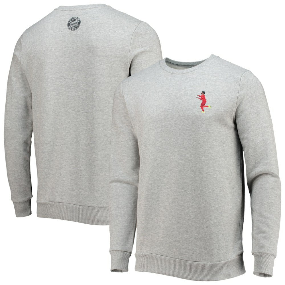 Serge Gnabry Bayern Munich Hands of God Sweatshirt - Heathered Gray outlet
