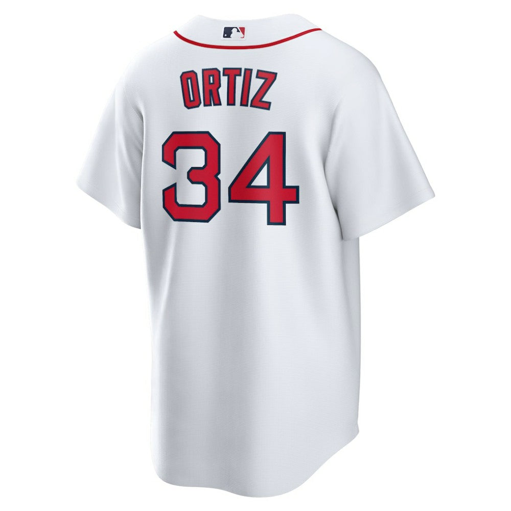 David Ortiz Boston Red Sox Home Replica Player Jersey - White | Nike