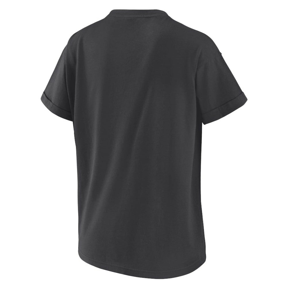 Chicago White Sox WEAR by Erin Andrews Women's Oversized Boyfriend T-Shirt - Charcoal
