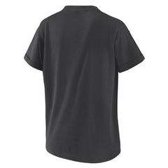 Chicago White Sox WEAR by Erin Andrews Women's Oversized Boyfriend T-Shirt - Charcoal