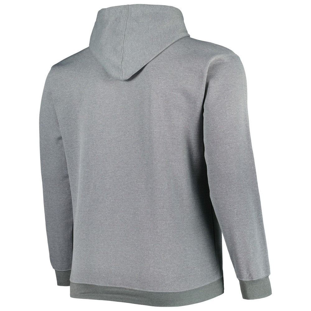 Cleveland Guardians Profile Big & Tall Pullover Hoodie - Ash