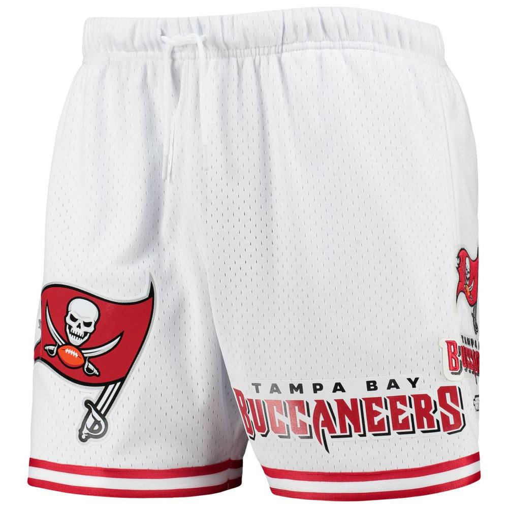 Tampa Bay Buccaneers Pro Standard Mesh Shorts - White/Red cheap