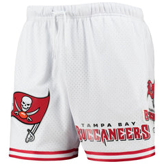 Tampa Bay Buccaneers Pro Standard Mesh Shorts - White/Red cheap