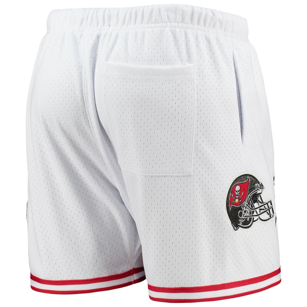 Tampa Bay Buccaneers Pro Standard Mesh Shorts - White/Red cheap