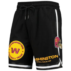 Washington Football Team Pro Standard Core Logo Shorts - Black sale