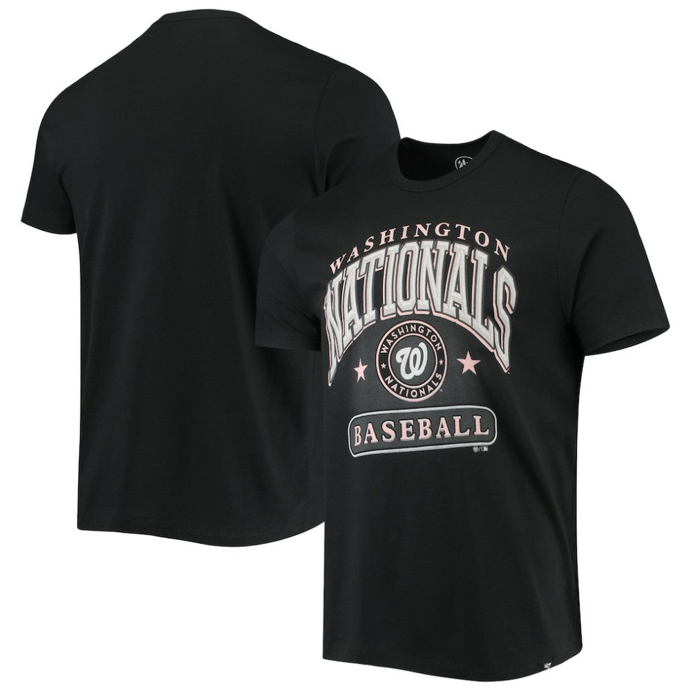 Washington Nationals City Connect Elements Franklin T-Shirt - Black | 47 brand