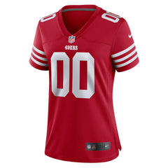 San Francisco 49ers Women's Game Custom Jersey - Scarlet | Nike discount