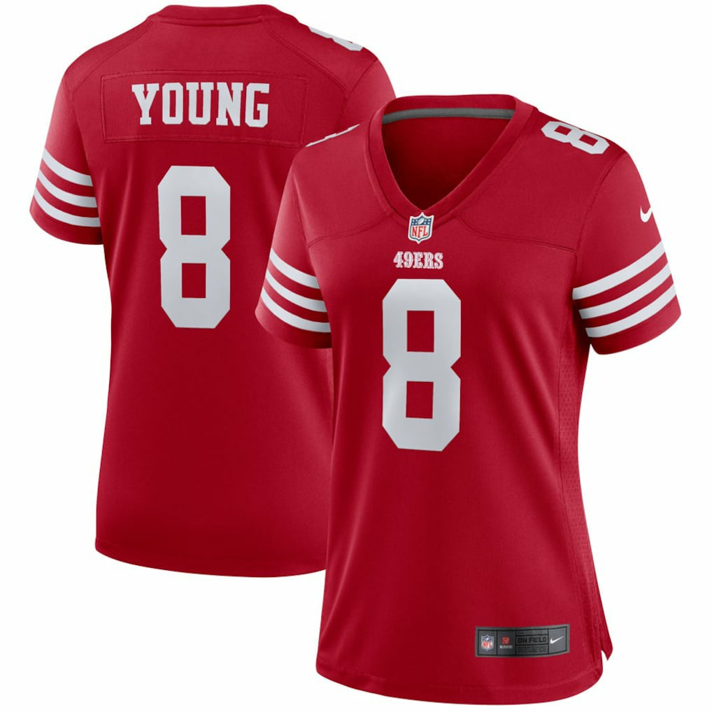 Steve Young San Francisco 49ers Women's Retired Player Game Jersey - Scarlet | Nike for sale