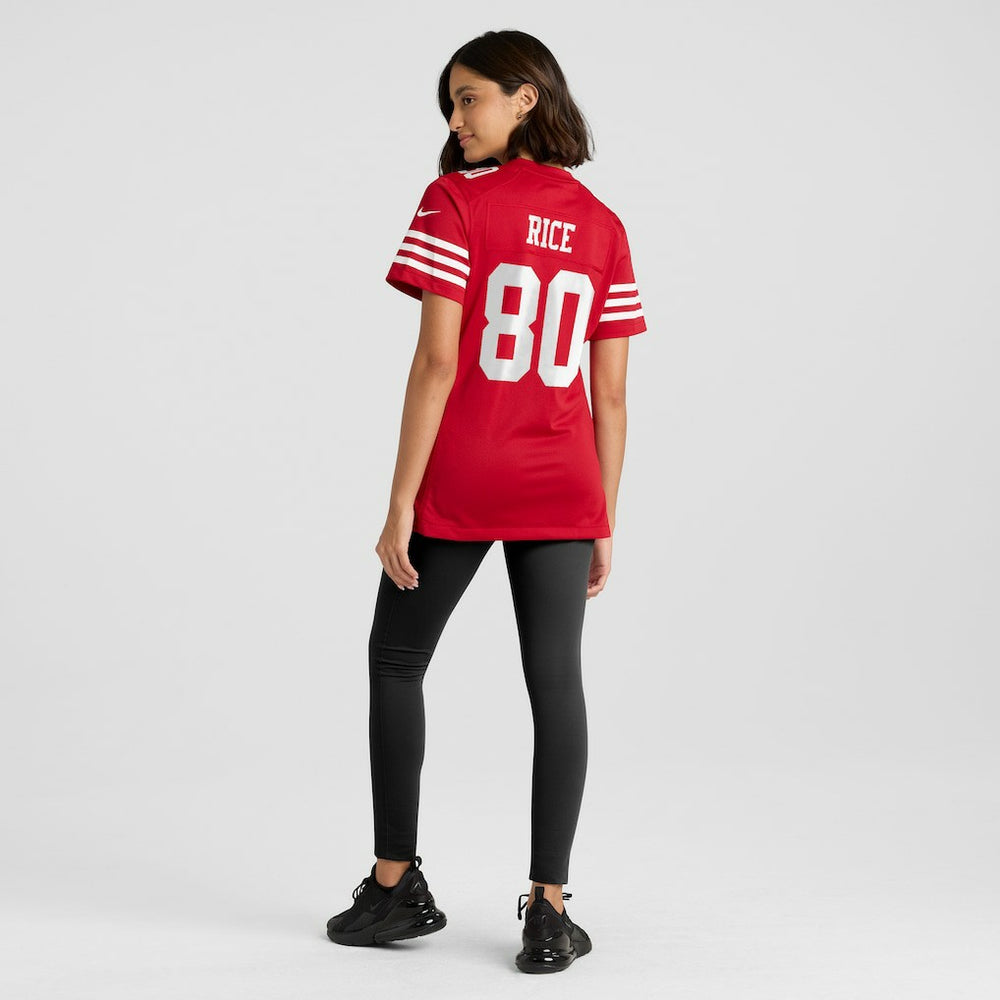 Jerry Rice San Francisco 49ers Women's Retired Player Game Jersey - Scarlet | Nike cheap