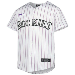 Kris Bryant Colorado Rockies Youth Alternate Replica Player Jersey - White | Nike