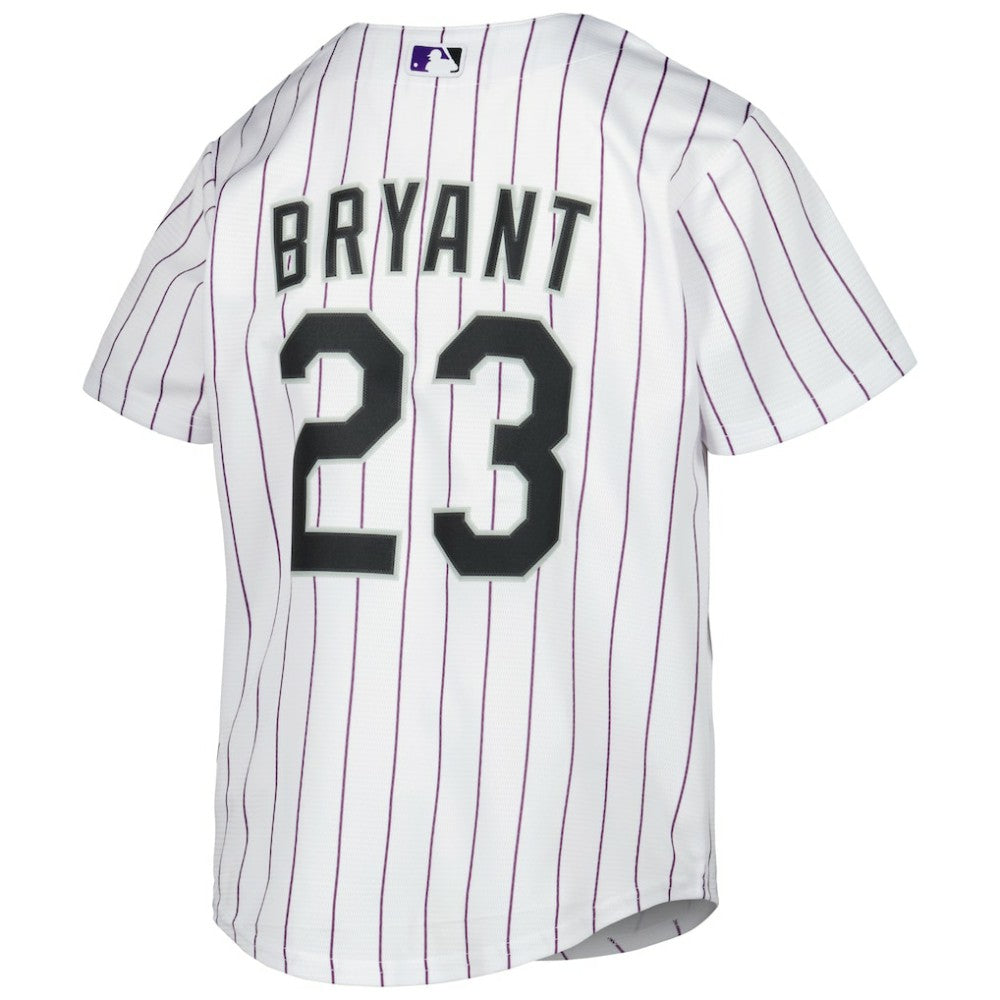 Kris Bryant Colorado Rockies Youth Alternate Replica Player Jersey - White | Nike